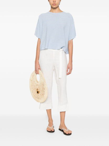 Fabiana Filippi Cotton t-shirt LIGHT BLUE