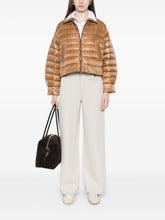 Herno Nylon short down jacket CAMEL