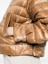 Herno Nylon short down jacket CAMEL