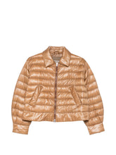 Herno Nylon short down jacket CAMEL