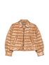 Herno Nylon short down jacket CAMEL
