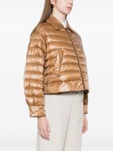 Herno Nylon short down jacket CAMEL