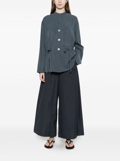 Emporio Armani Pinstriped jacket Gray