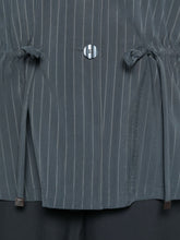 Emporio Armani Pinstriped jacket Gray