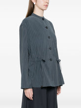 Emporio Armani Pinstriped jacket Gray