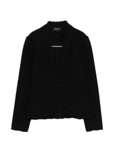 Emporio Armani Single-breasted blazer jacket BLACK