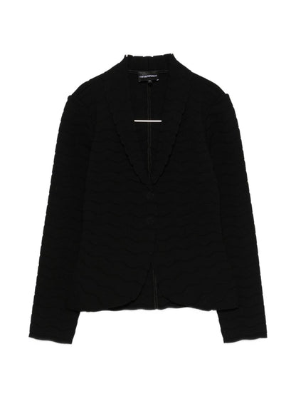 Emporio Armani Single-breasted blazer jacket BLACK
