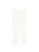 Fabiana Filippi Line blend trousers WHITE