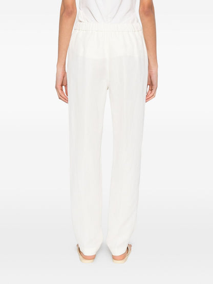 Fabiana Filippi Line blend trousers WHITE