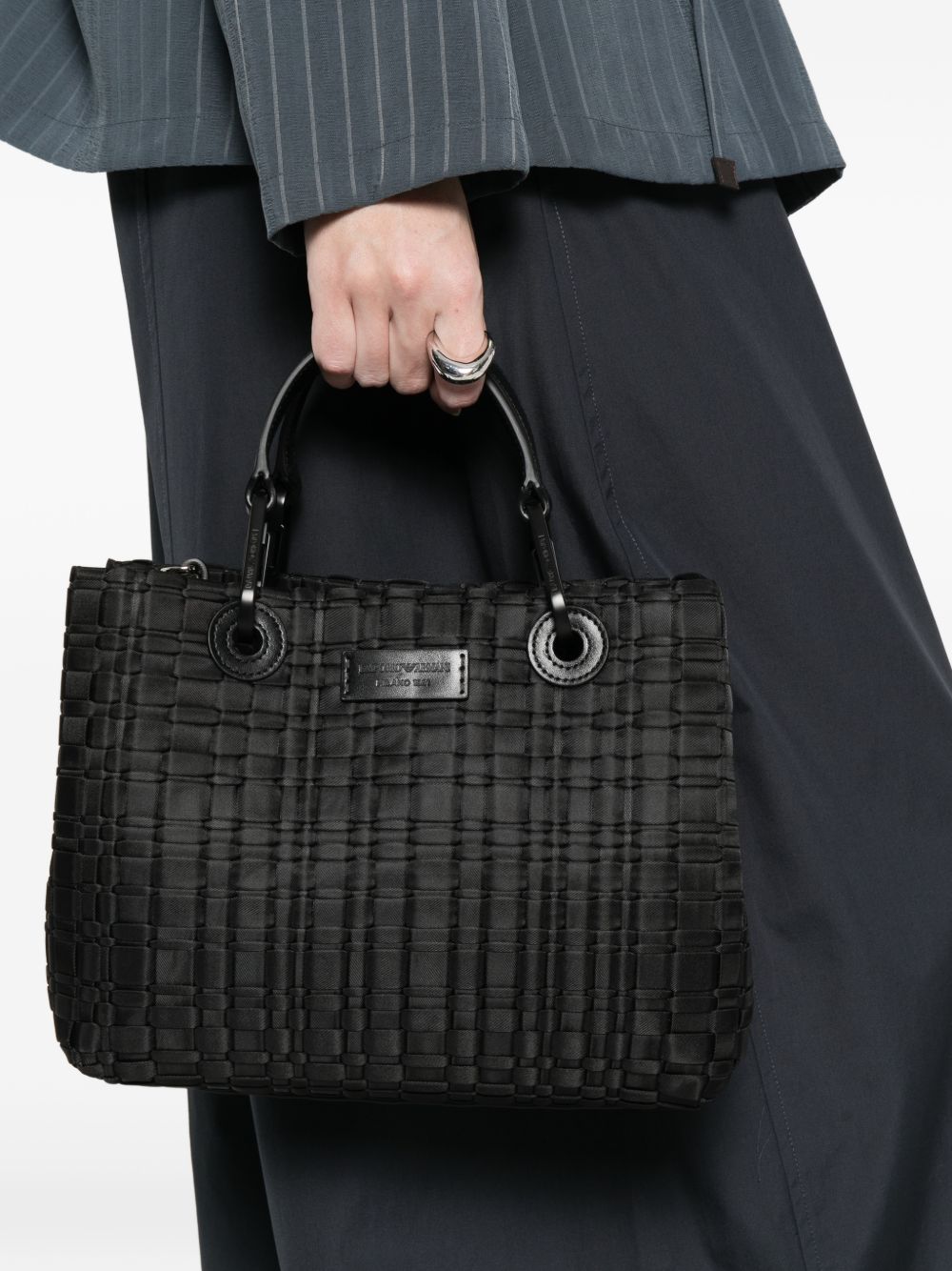 Emporio Armani MyEA small shopping bag BLACK