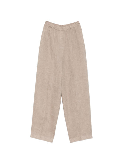 Fabiana Filippi Linen trousers Gray