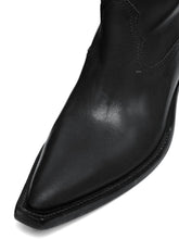 Maison Margiela Leather western boots BLACK