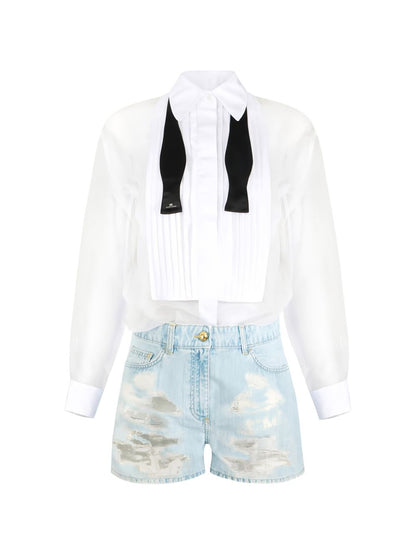 Elisabetta Franchi Cotton jumpsuit WHITE