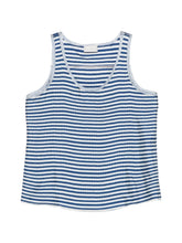 Pierre Louis Mascia Striped silk top LIGHT BLUE