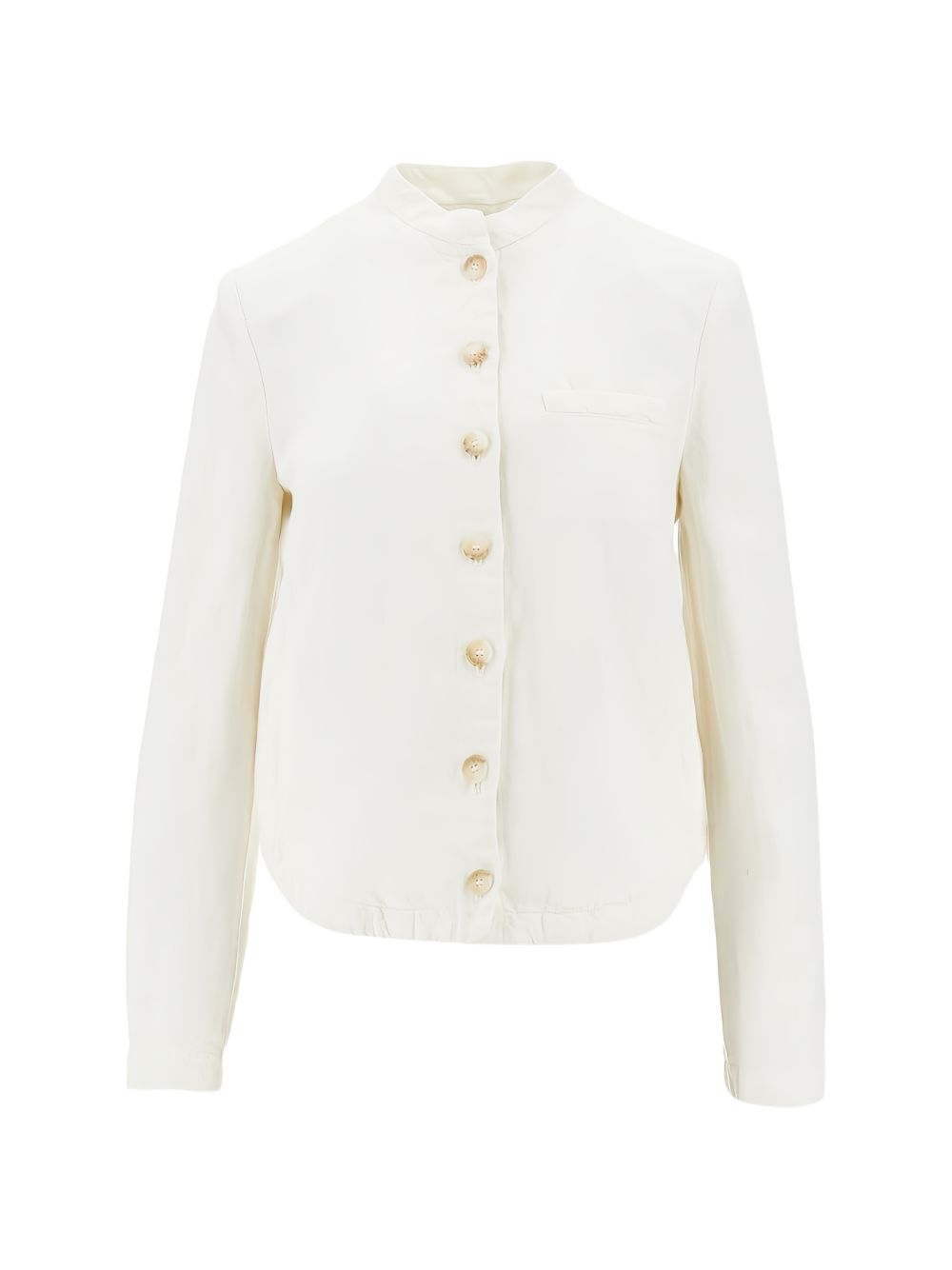 Emporio Armani Linen blend jacket White