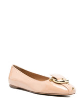 Ferragamo Leather ballets BROWN