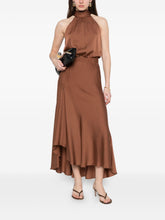 Silk95Five Sirene silk skirt BROWN