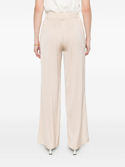 Silk95Five Amalfi silk trousers BEIGE
