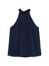 Silk95Five Villette silk top INK