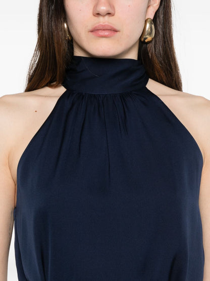 Silk95Five Villette silk top INK