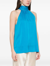 Silk95Five Villette silk top LIGHT BLUE
