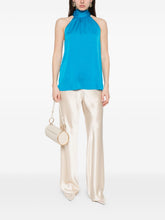 Silk95Five Villette silk top LIGHT BLUE