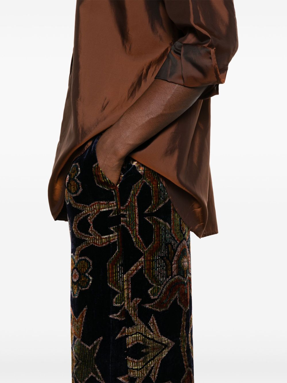 Pierre Louis Mascia Trousers Brown