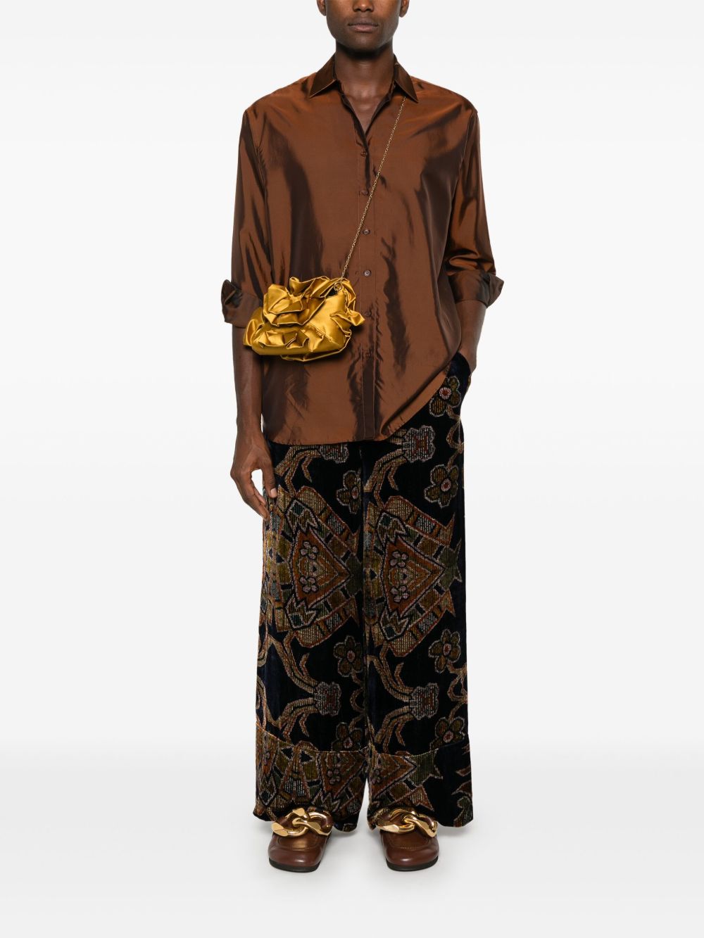 Pierre Louis Mascia Trousers Brown