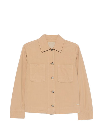 Woolrich Cotton overshirt BEIGE