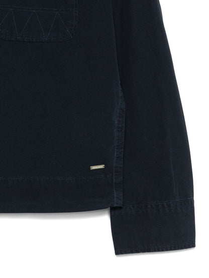 Woolrich Cotton overshirt NAVY