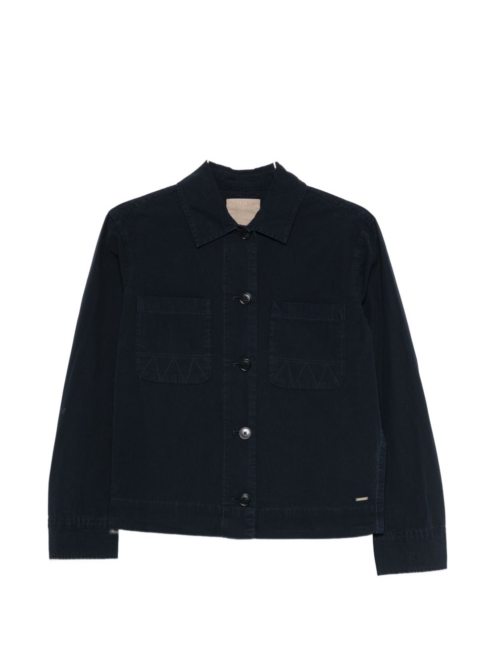 Woolrich Cotton overshirt NAVY
