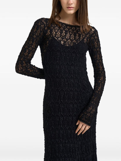 Forte Forte Lace long dress BLACK