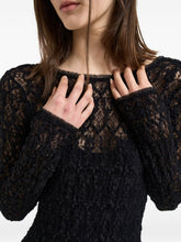 Forte Forte Lace long dress BLACK