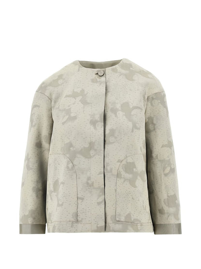 Emporio Armani Crewneck jacket Gray
