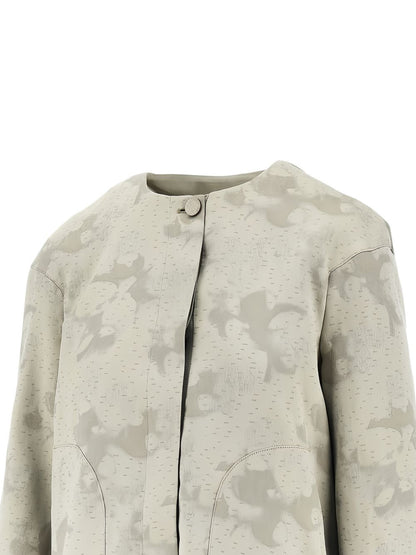 Emporio Armani Crewneck jacket Gray