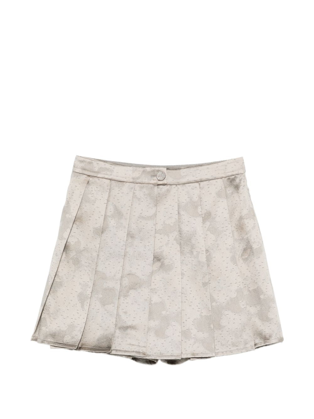 Emporio Armani A-line Pleated shorts Gray