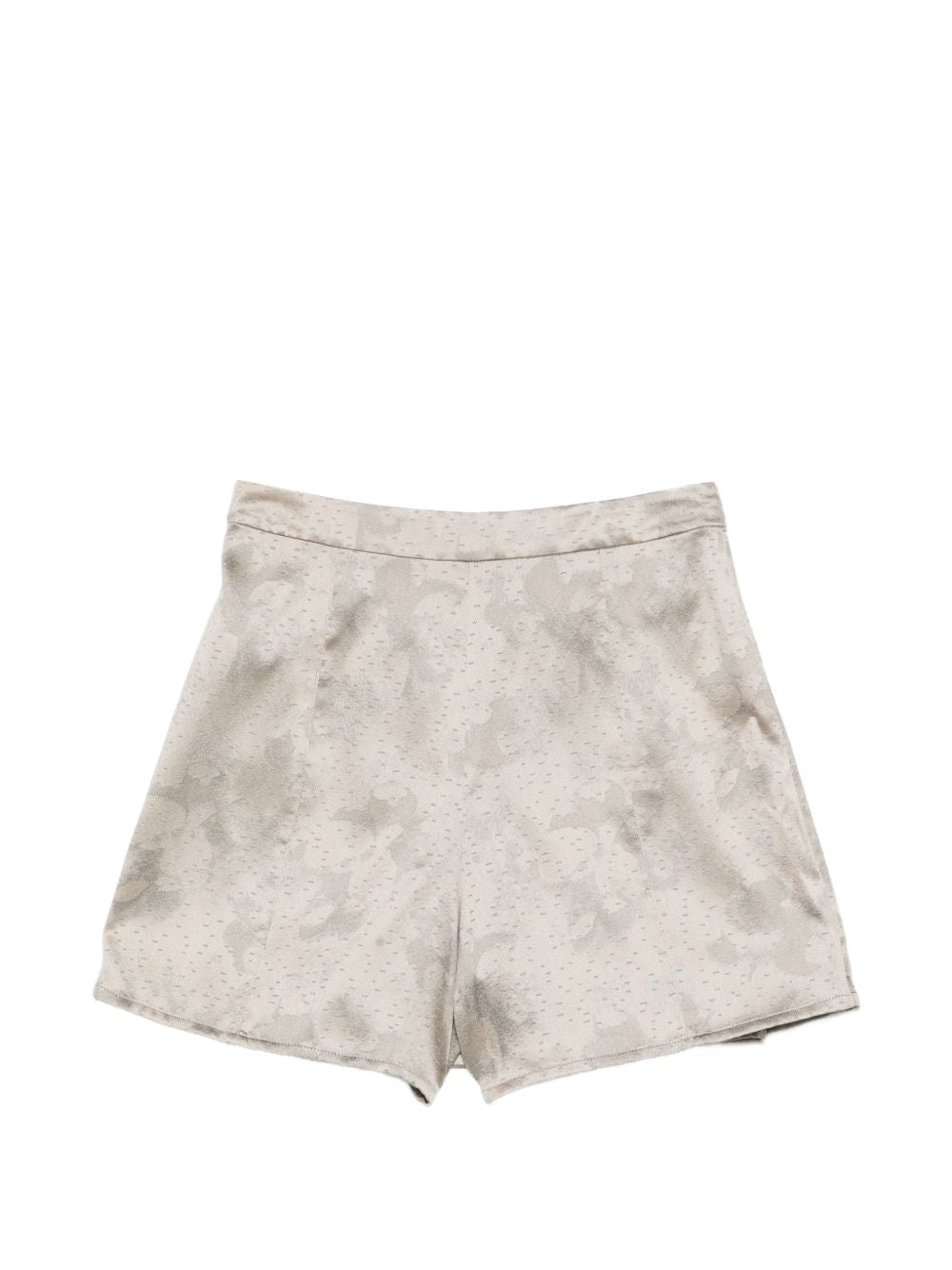 Emporio Armani A-line Pleated shorts Gray