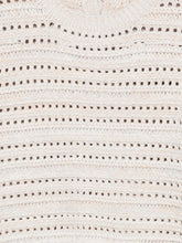 Emporio Armani Cotton open-knit cardigan BEIGE