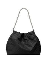 Tory Burch Fleming nylon hobo bag BLACK