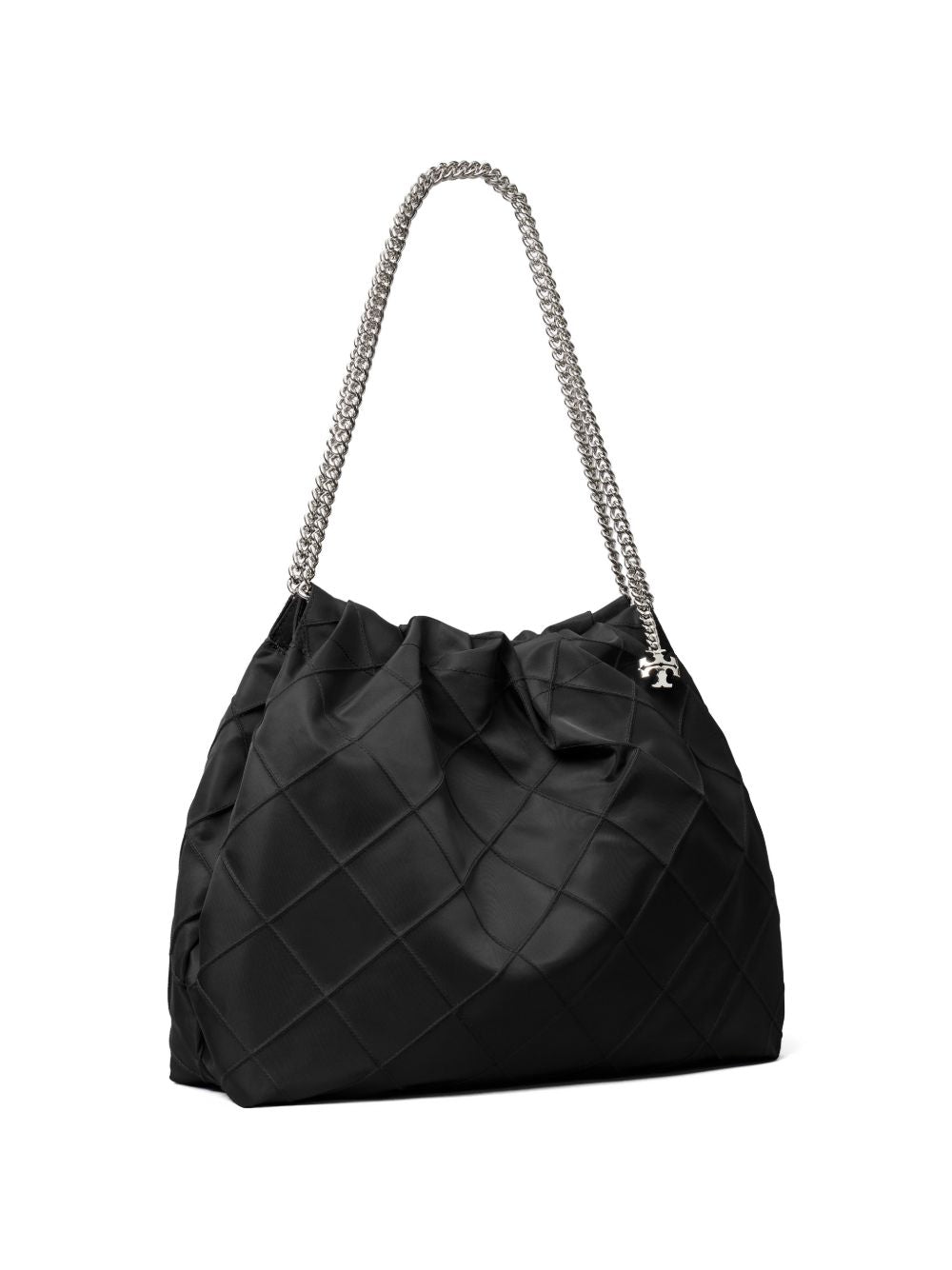 Tory Burch Fleming nylon hobo bag BLACK