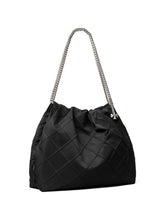 Tory Burch Fleming nylon hobo bag BLACK