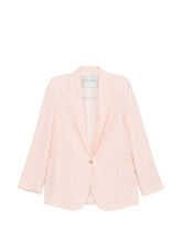 Forte Forte Linen single-breasted jacket PINK