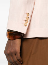 Forte Forte Linen single-breasted jacket PINK