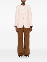 Forte Forte Linen single-breasted jacket PINK