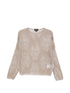 Emporio Armani Embroidered crewneck sweater SILVER