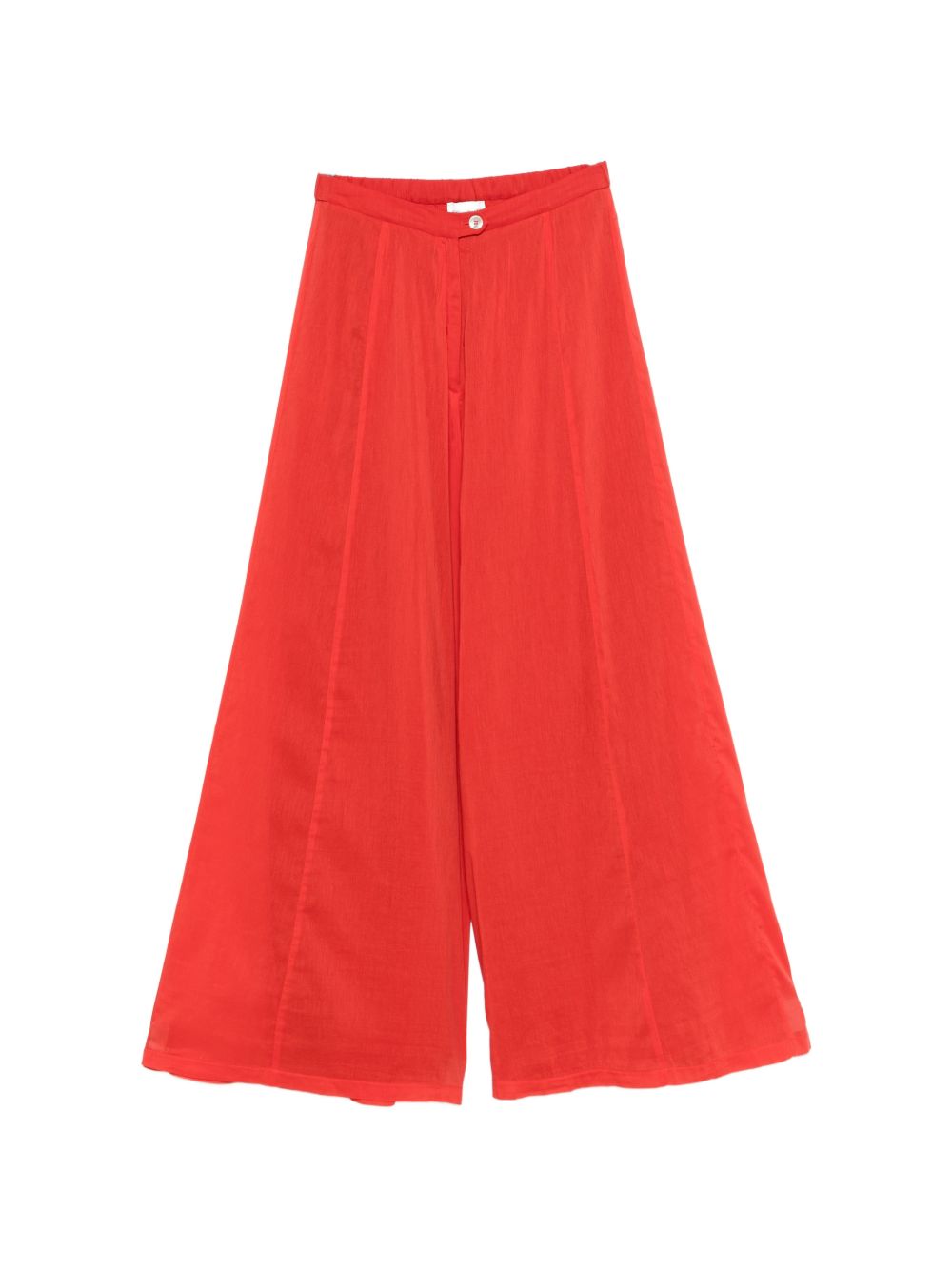 Forte Forte Voile cotton and silk trousers RED