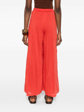 Forte Forte Voile cotton and silk trousers RED