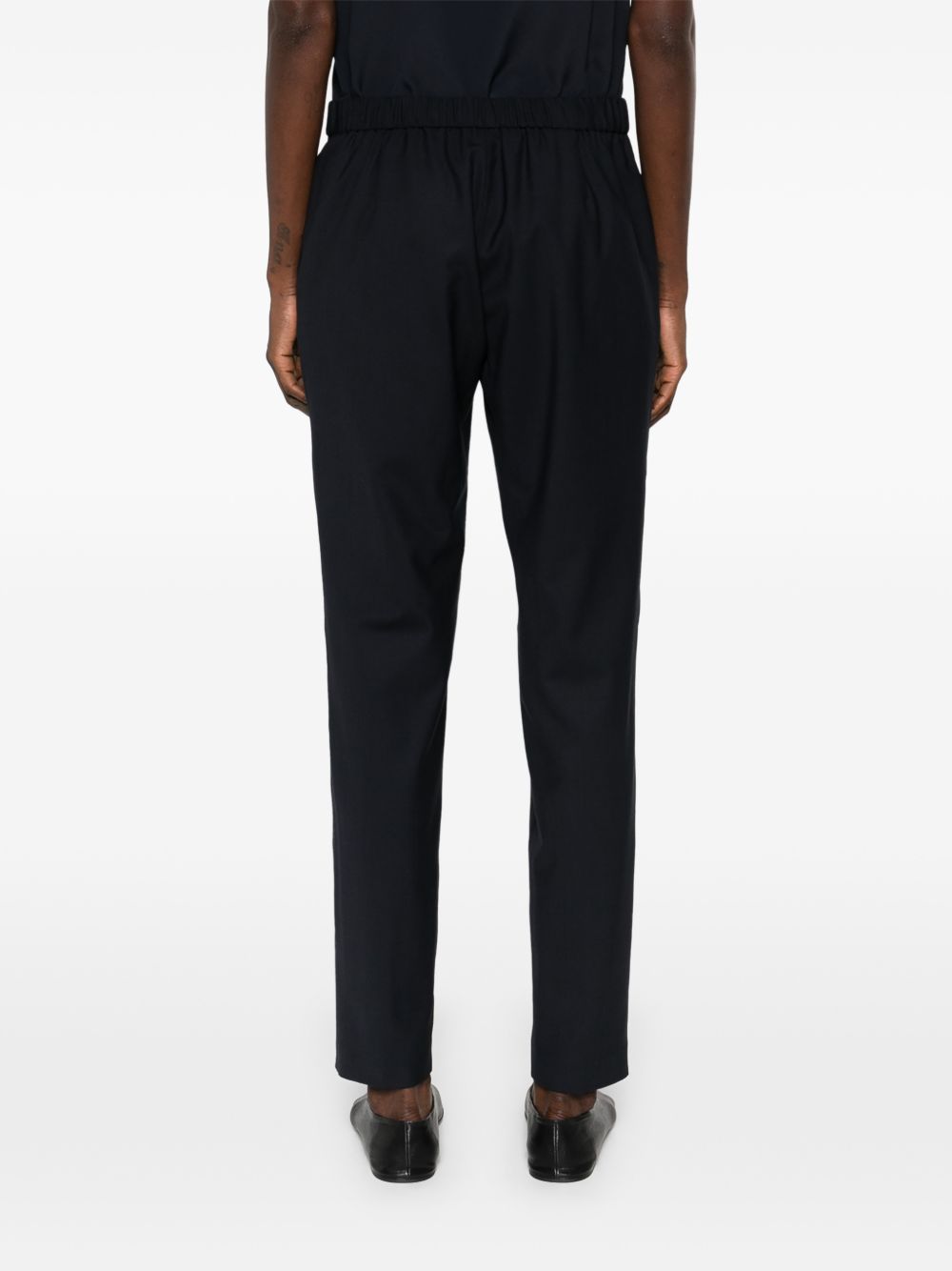 Fabiana Filippi Wool drawstring trousers NAVY