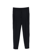 Fabiana Filippi Wool drawstring trousers NAVY