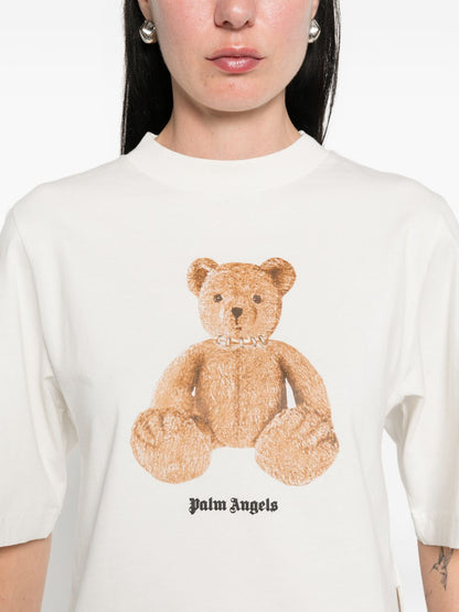 Palm Angels Bear cotton t-shirt WHITE